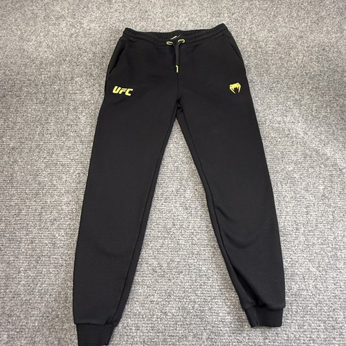UFC Venum Pants Mens XL Black Joggers Sweatpants MMA Training Performance