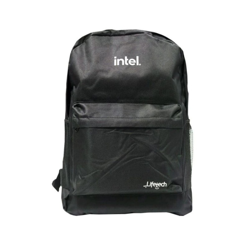 Mochila Intel Lifetech Backpack Education para Portátil de 15,6", Negro, Nuevo