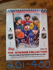 NHL 2025-26 stickers Topps (201 - 400)