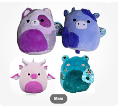 Squishmallow 8 Inch - Ilsa - Wisteria - Upton - 12 Inch Adelheid - 2026 SM Day