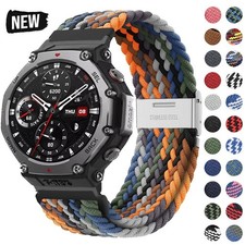 Braided Nylon Loop Band Strap For Huami Amazfit T-Rex 3/2/T-Rex/T-Rex Pro/Ultra