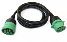 Type 2 J1939 Male to Female Extension Cable Full 9pin 20AWG 6Ft for Truck...