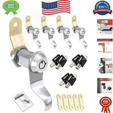 Comprehensive Security: 1 1/8 Inch RV Storage Locks – 5 Locks, 6 Alike Keys