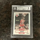 Fleer 1990-91 Michael Jordan #26 Chicago Bulls Basketball Card BGS 8