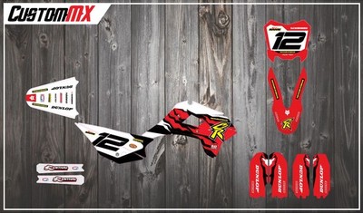 CustomMX - Grafik Kit: Passend für Stomp Z3 (Detriot) 120 140 160 Pitbikes