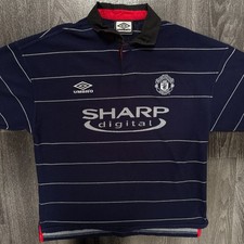 Original Umbro Manchester United 1999/2000 Away Shirt Mens Medium M