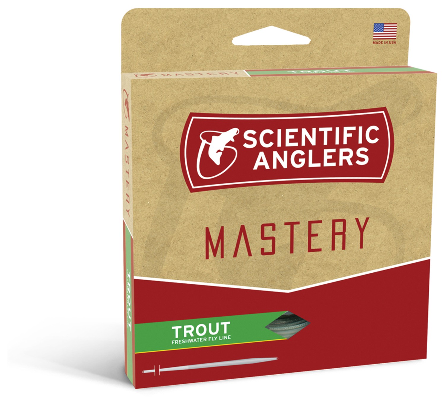 Леска Scientific Anglers Mastery Trout WF6F Optic GreenЗеленая нахлыстовая леска 12290₽