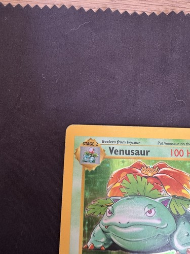 1999 Pokemon Shadowless Base Set Unlimited Venusaur #15/102 - Picture 4 of 12