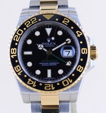 Orologio Rolex GMT Master II 116713LN Black Oysterband Ceramica Acciaio Oro B+P