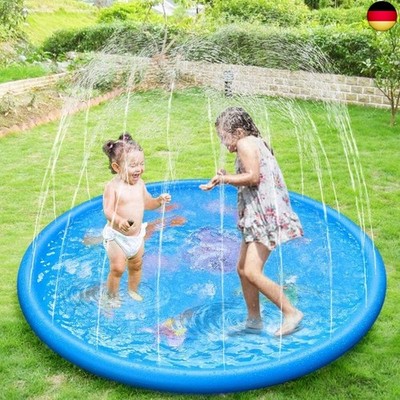 KAHEIGN Splash Pad 170cm Sprinkler Wasser Spielmatte, Wasserspielzeug Kinder