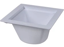 Oatey 42720 Floor-Mounted Utility Sink With 2-Inch Socket White ASTM D-2665