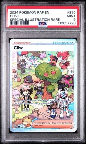 Clive 236/091 Paldean Fates Special Illustration Rare