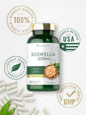 Boswellia Extract Capsules 1200Mg  250 Count  Boswellia Serrata Complex wit...
