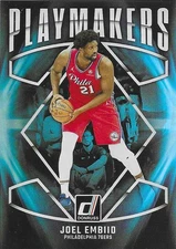 2024-25 Panini Donruss Basketball Playmakers Joel Embiid #5 (SSP)