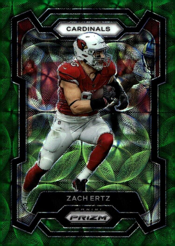 2023 Panini Prizm Zach Ertz Green Scope #/75 Arizona Cardinals
