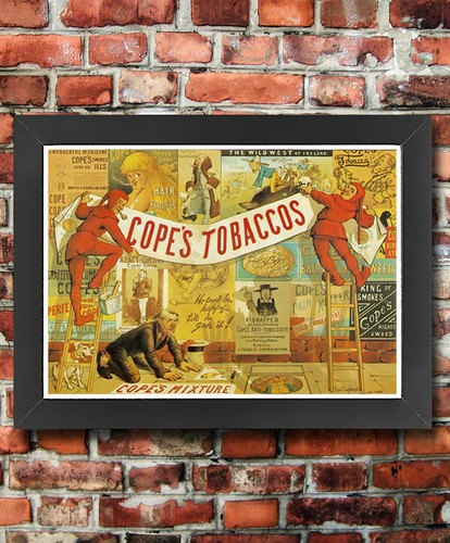 Gerahmte hochwertige Vintage Retro britische Werbung Wandkunst Drucke Poster - Bild 32 von 96