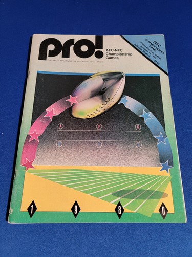 PRO! 1981 N.F.C. CHAMPIONSHIP GAME PROGRAM EAGLES VS. COWBOYS