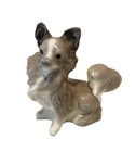 Lladro Porcelain Brown White Papillon Puppy Dog Figurine 4749 Perfect