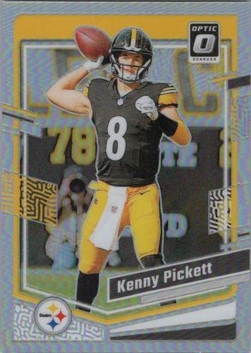 2023 DONRUSS OPTIC FOOTBALL SILVER HOLO PRIZM KENNY PICKETT #163