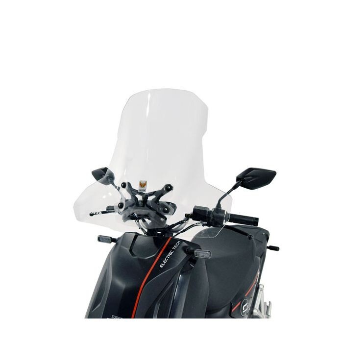 Pare-brise moyen Isotta sc4216 protection anti-vent pour scooter SuperSoco CPX avec fixations A/848