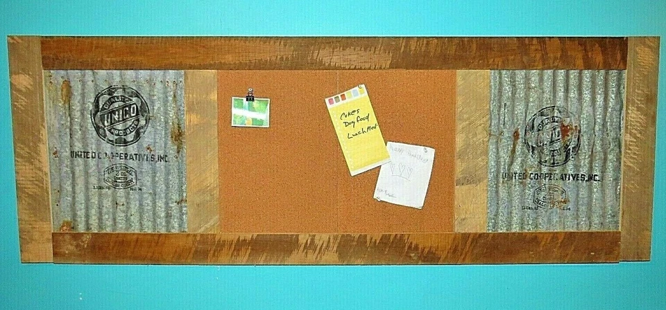 ¡OFERTA! (#12) 20 piezas AZULEJOS DE HOJALATA DE METAL CORRUGADO RECUPERADOS Envío gratuito Foto 2 de 4