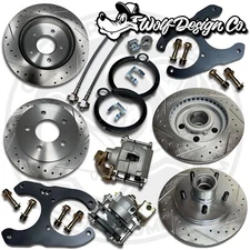 1988-1998 C1500 CK OBS Front & Rear Disc Brake Conversion Kit Silverado Sierra