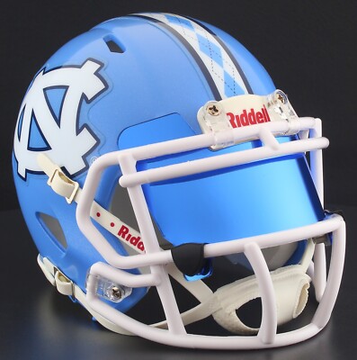 authentic unc football helmet NORTH CAROLINA TAR HEELS UNC NCAA Riddell SPEED Authentic MINI Football  Helmet