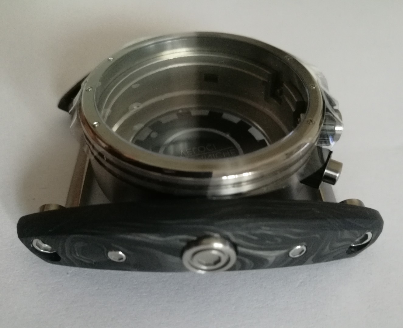 Cassa Per Orologio Pilota In Acciaio Inossidabile Da 39 Mm Vetro - Foto 6