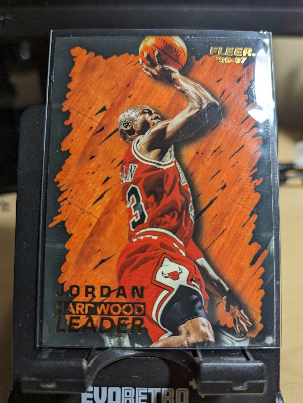 Michael Jordan Card (Hardwood Leader) Fleer 96-97 #123