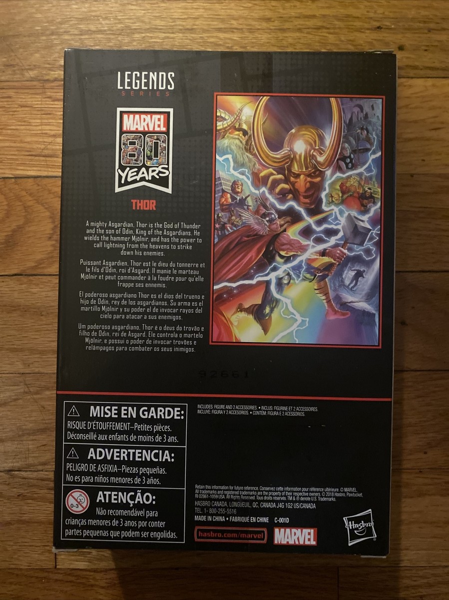 Hasbro E6348 Marvel Legends 6in Vintage Comic-Inspired Thor Action