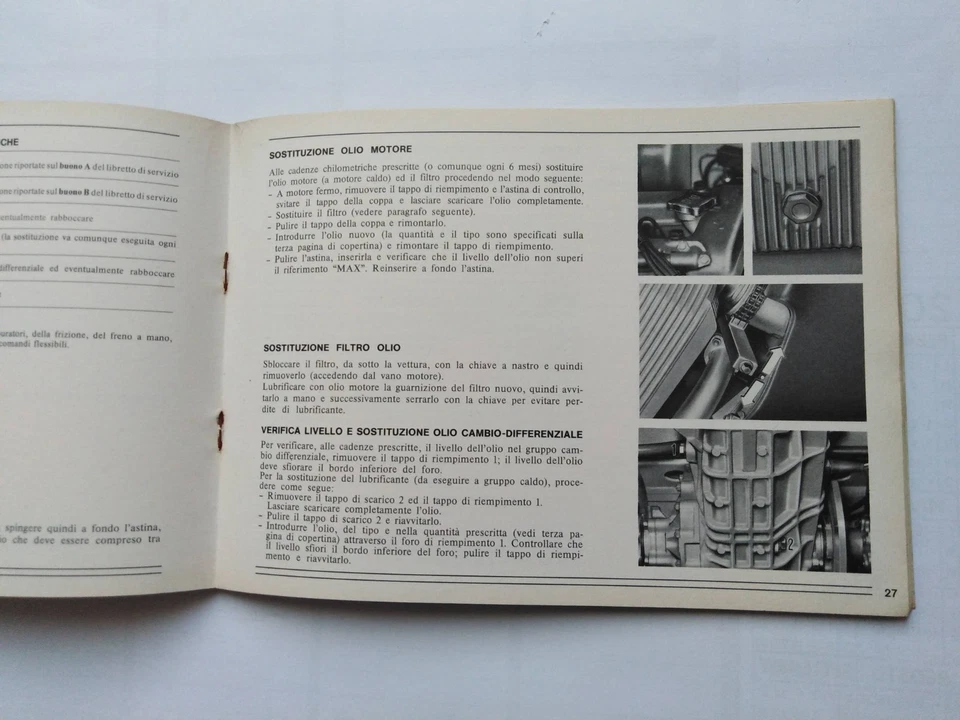 ALFA ROMEO ALFETTA 1600   LIBRETTO USO MANUTENZIONE  01/1975     (818) - Immagine 3 di 4