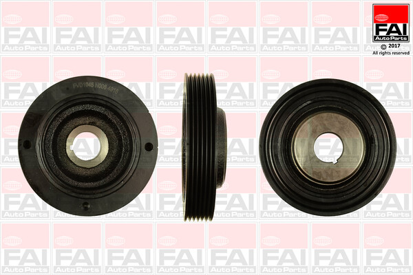 Fai Autoparts FVD1045 Belt Pulley, Crankshaft For Ford-image