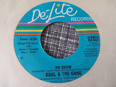 Kool & The Gang 45 No Show/Big Fun De-Lite 822