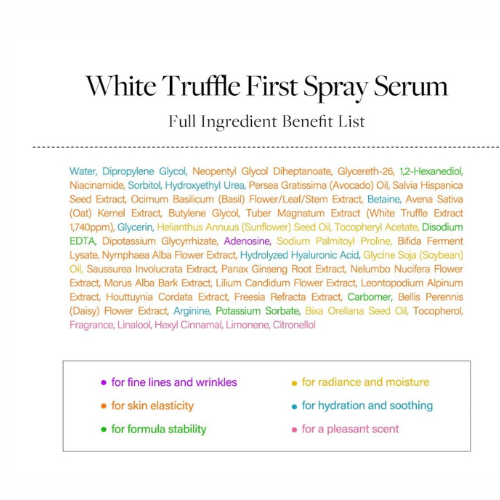 d'Alba White Truffle First Spray Serum 100ml K-Cosmetic feuchtigkeitsspendendes - Bild 6 von 6