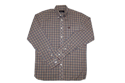 Fred Perry Reissues Shirt Men's Red Tartan Button up size 40 | eBay