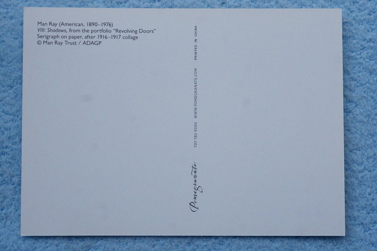 Man Ray Art - Shadows - Continental Size Postcard | eBay