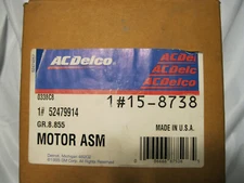 ACDelco 15-8738 HVAC Blower Motor and Wheel 52479914