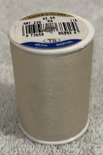 Vtg NOS J&P Coats Dual Duty Sewing Thread #116 Off White 500yds