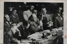1950 Press Photo US delegate to UN Warren Austin at UN Security Council