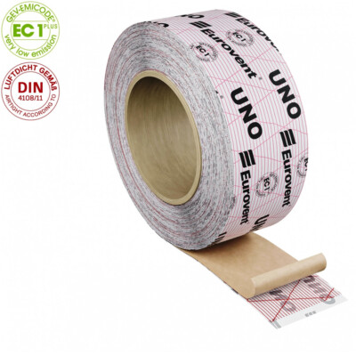 50mm x 25lfm KAUFDACH  UNO - Einseitiges Klebeband für Dampfsperren und Dachbahn