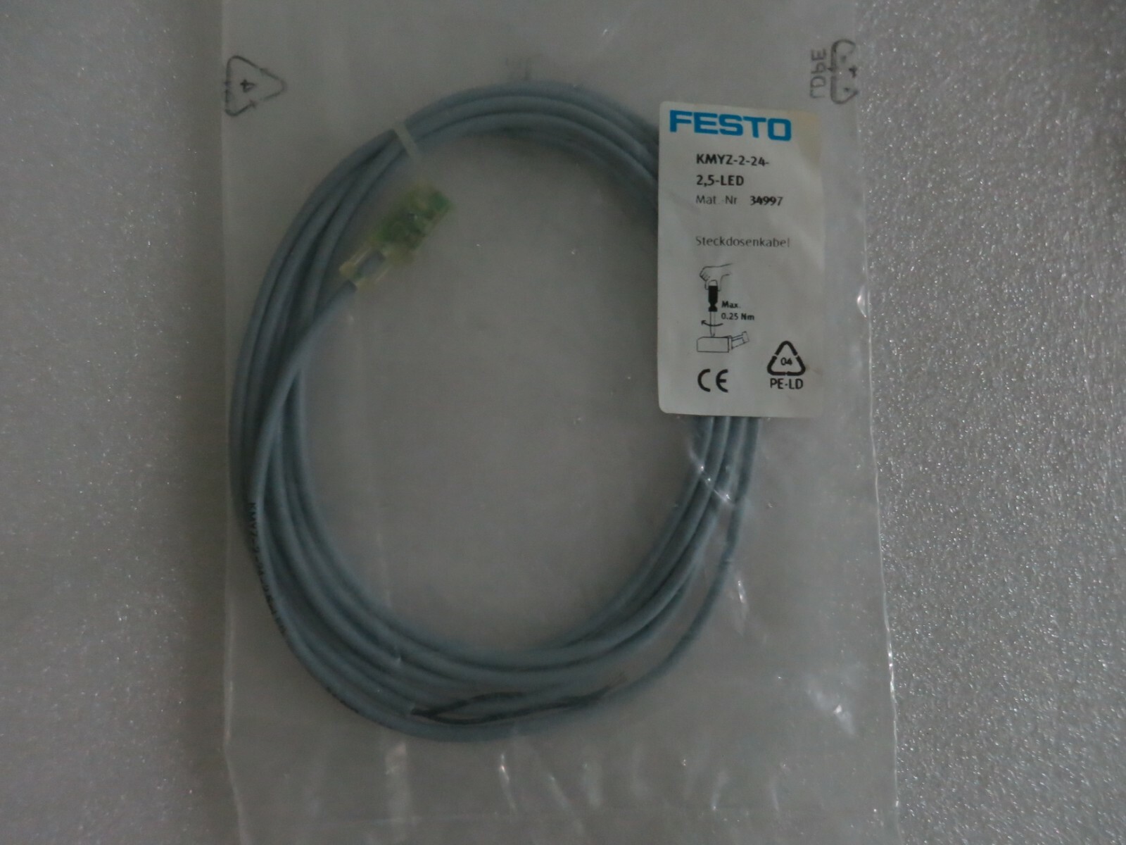 1pcs new FOR FESTO 34997 KMYZ-2-24-2.5-LED free shipping
