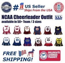 Pets First NCAA Cheerleader Outfit for Dogs & Cats Sporty Dog Dress & Cat Dress