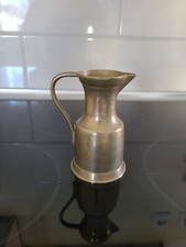 Sch&ouml;ner kleiner Messingkrug, massiv kleiner Krug, Vase, Deko Vitrinenobjekt