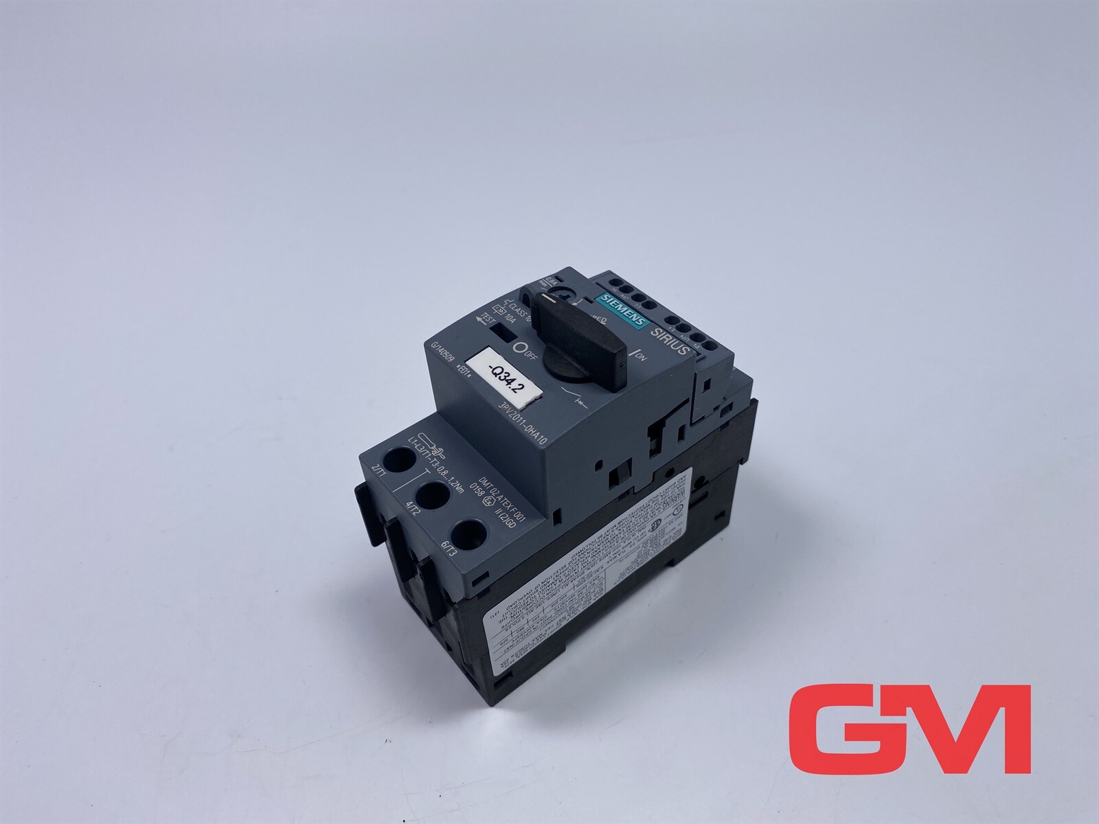 Siemens Circuit Breaker 3RV2011-OHA10 Motor Protection 0.55-0.8 A