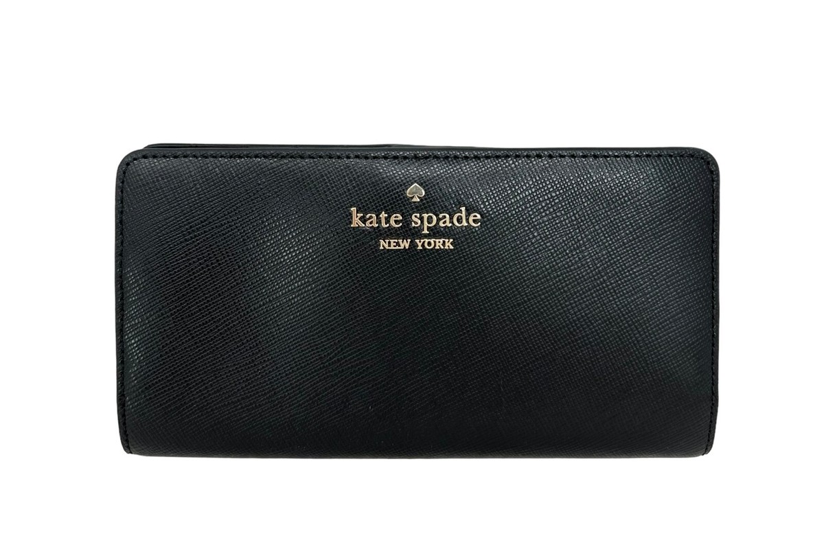 定番 Kate Spade Madison Large Slim Bifold Wallet 薄型 財布 Kate Spade Madison Large Slim Bifold Wallet - Toasted