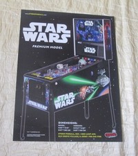 STAR WARS PREMIUM Stern Pinball flyer