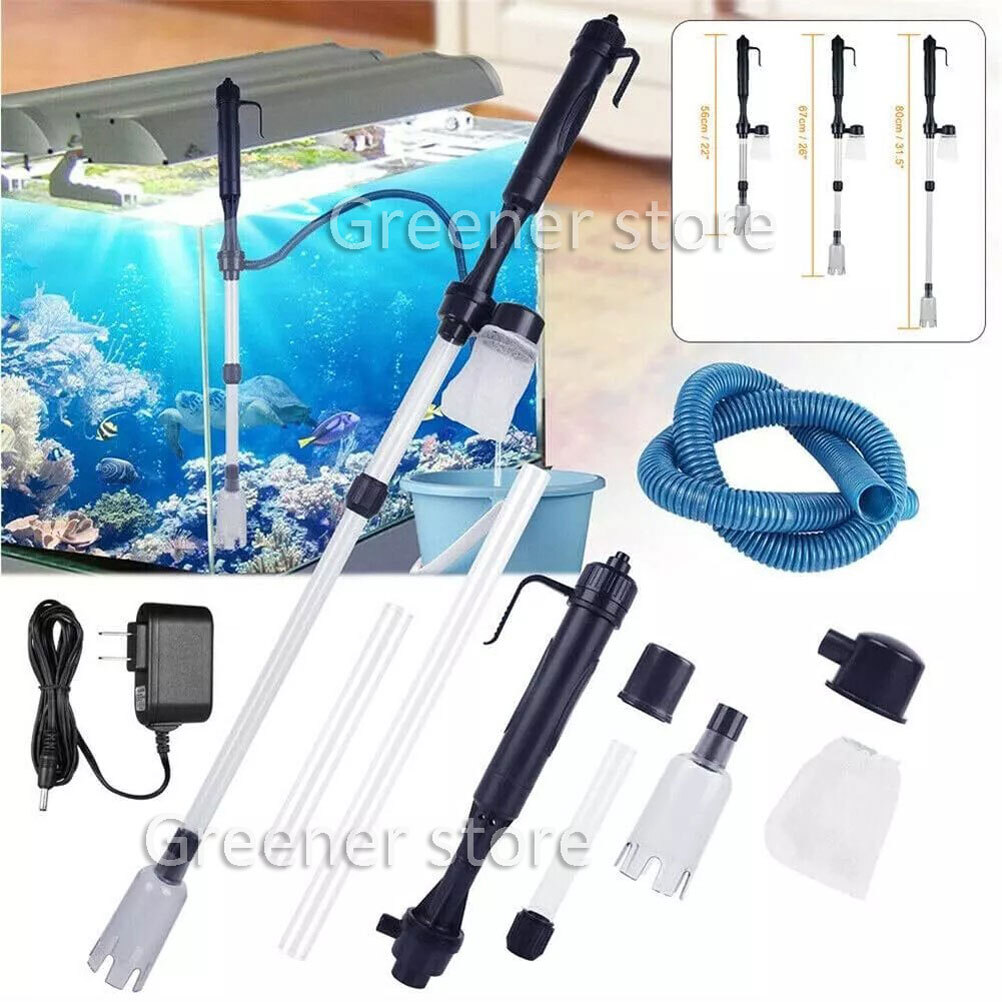 Pulitore Elettrico per Acquario Regolabile