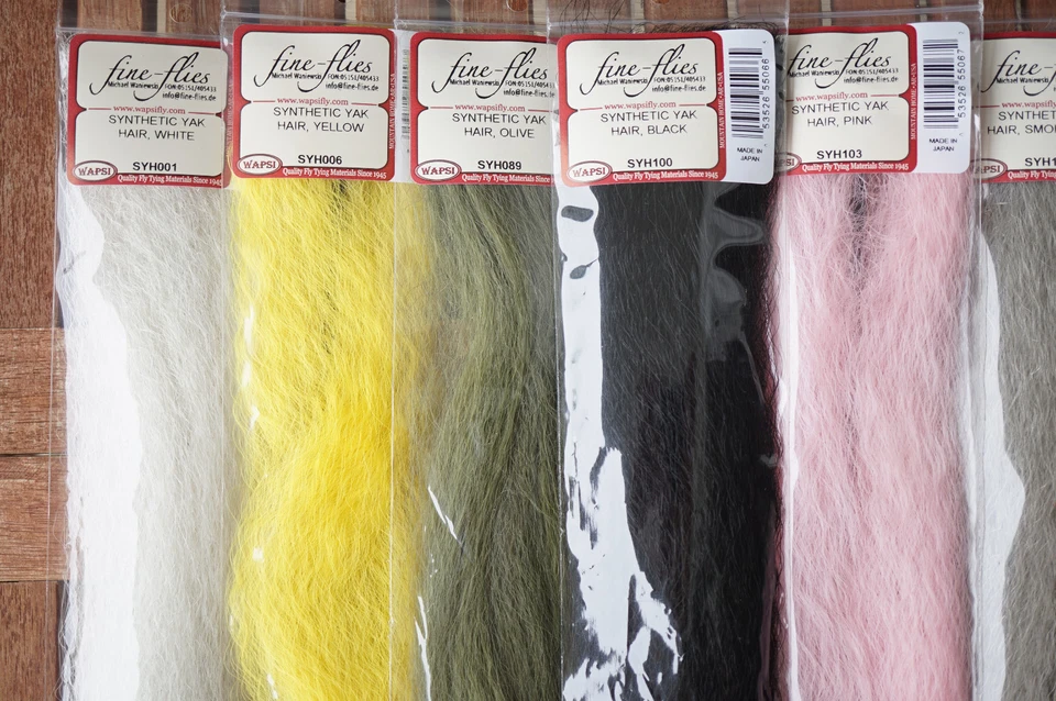 YAK Haar synthetisch 60 cm lang 9 Farben Wapsi USA Yak Synthetic AUSVERKAUF -50% - Bild 2 von 3