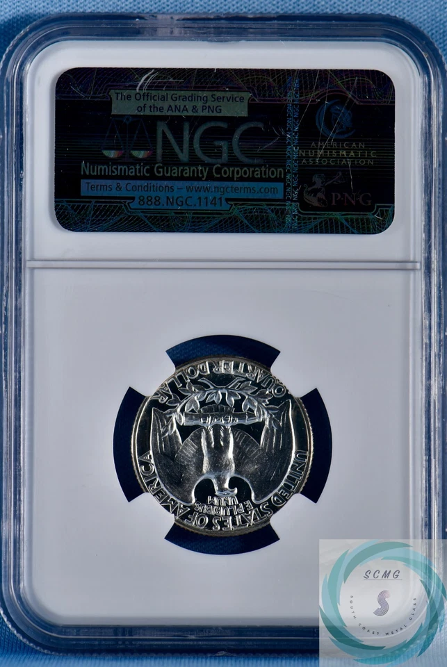 1956 Washington Quarter NGC PF 69 CAMEO - Black, White, & Frosty! - Image 3 of 4