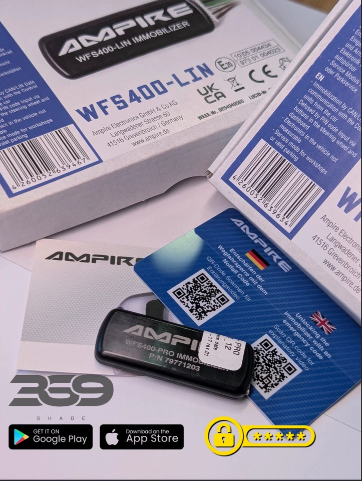 AMPIRE WFS-400 LIN anti theft can bus security protection BMW MERCEDES AUDI VW - Image 4 of 4
